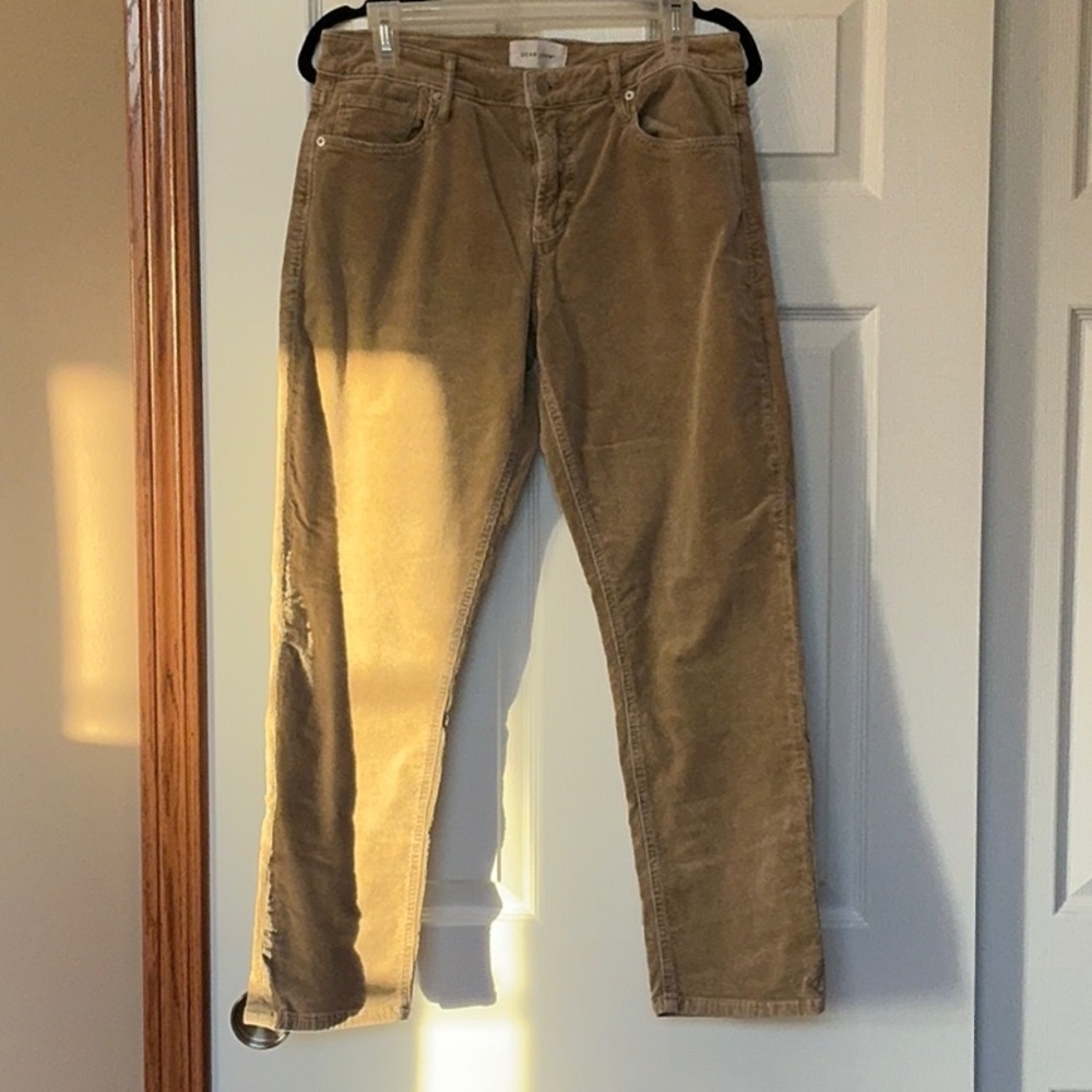 Women’s Tan Corduroy Pants- Dear John Worn Twice - LIKE NEW